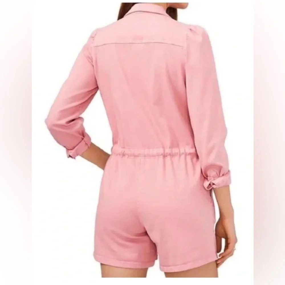NEW - 1 STATE Twill Romper in Blush. Medium
